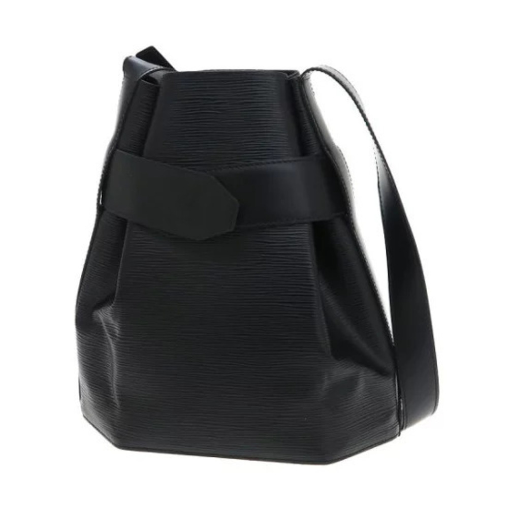 Louis Vuitton Epi Sac Depaule Leather Black